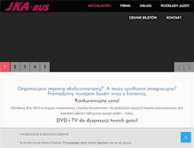 Tablet Screenshot of jka-bus.com.pl
